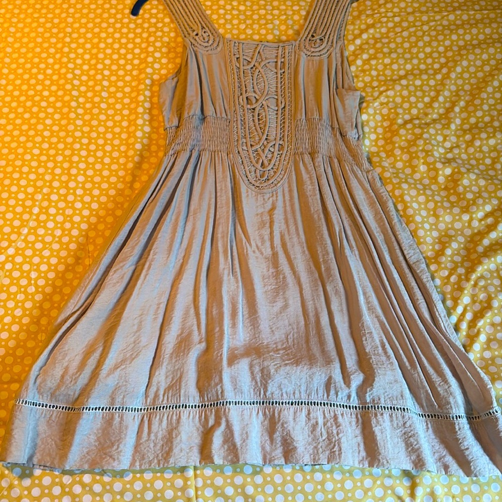 Tan Dress Lined